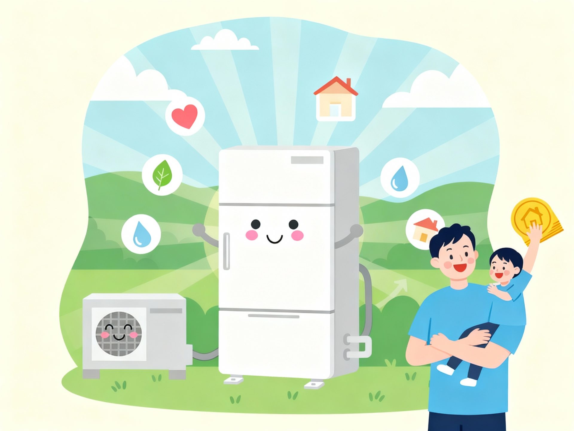 エコキュート　給湯器　補助金　2025